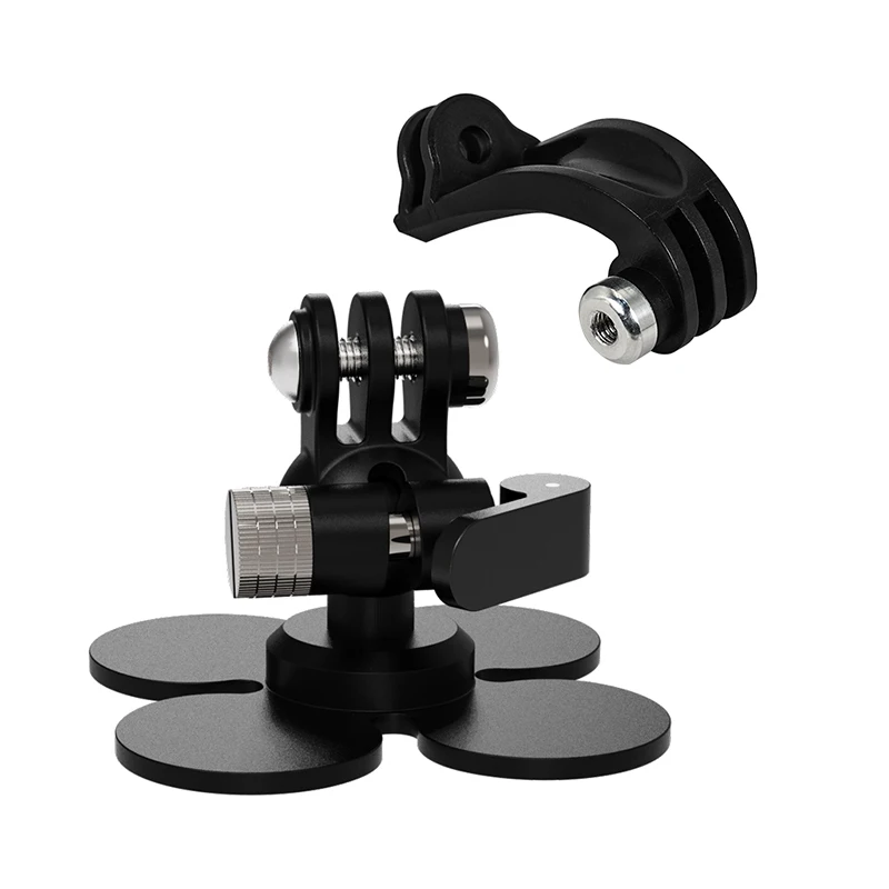 ل Gopro 13 12 11 Insta 360 عمل كاميرا 17 مللي متر Ballhead دراجة نارية الزجاج الأمامي مرنة لاصق قاعدة ملصق جبل خوذة قاعدة