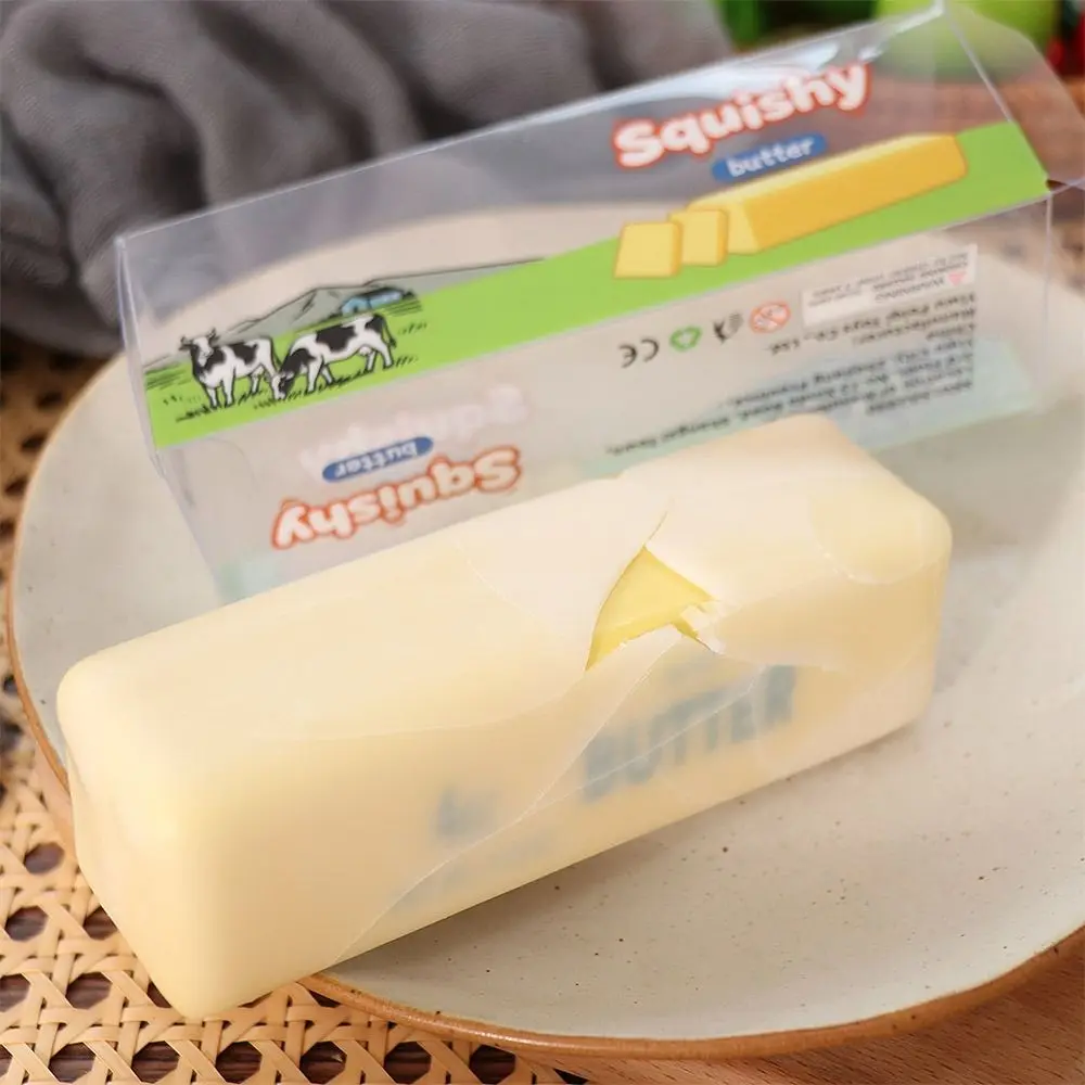 Wax Coating Butter Stick Squishy Sound Crispy Kneading Vegetables Fidget Funny Comfortable Realistic Fruits Pinch