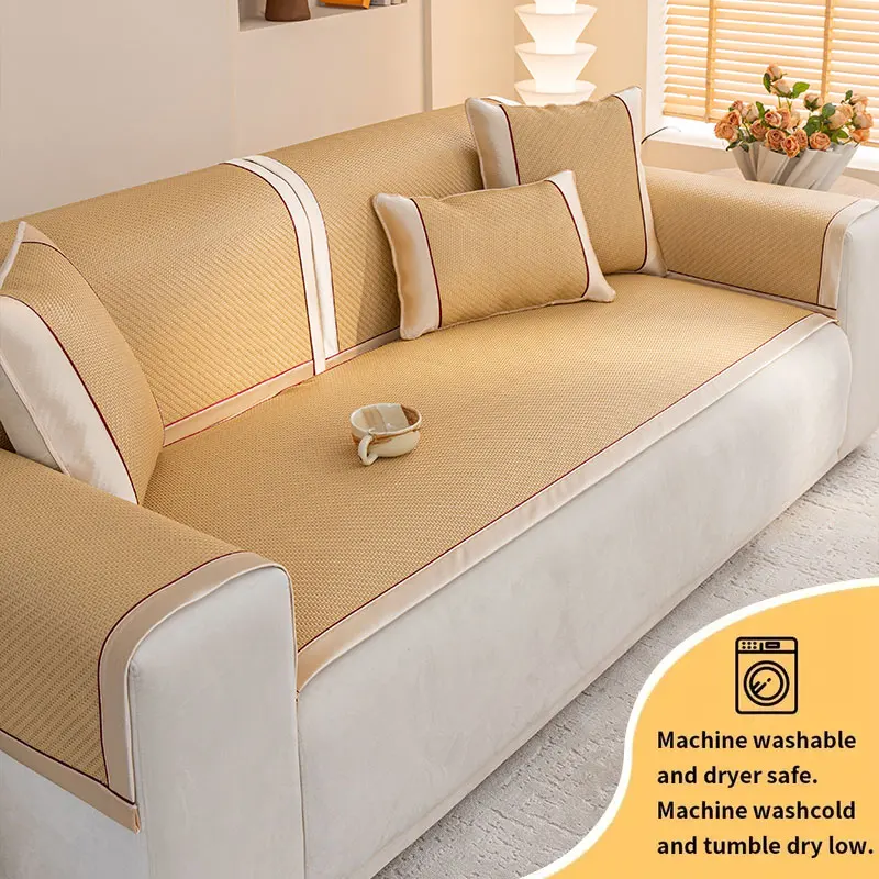 1 Stück – Modernes Sofa-Kissen im minimalistischen Stil, kühles und rutschfestes Sofa-Sitzkissen, ein guter Begleiter zur Linderung der Sommerhitze