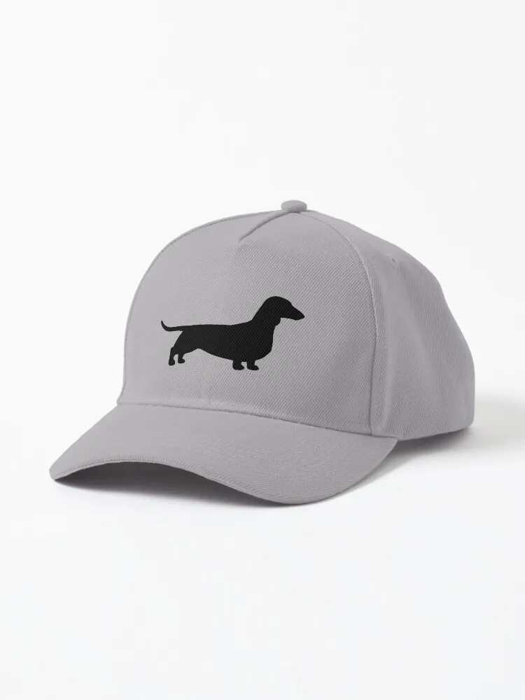 Dachshund Dog Silhouette(s) | Smooth Coated Wiener Dog Cap For Unisex Adult Outdoor Casual Sun Baseball Caps