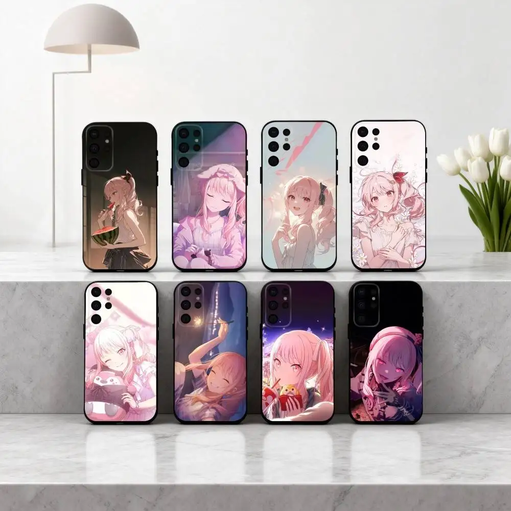 

P-Project S-SEKAI M-Mizuki A-Akiyama Phone Case For Samsung S25,S24,S21,S22,S23,S30,Ultra,S20,Plus,Others Soft Black Case