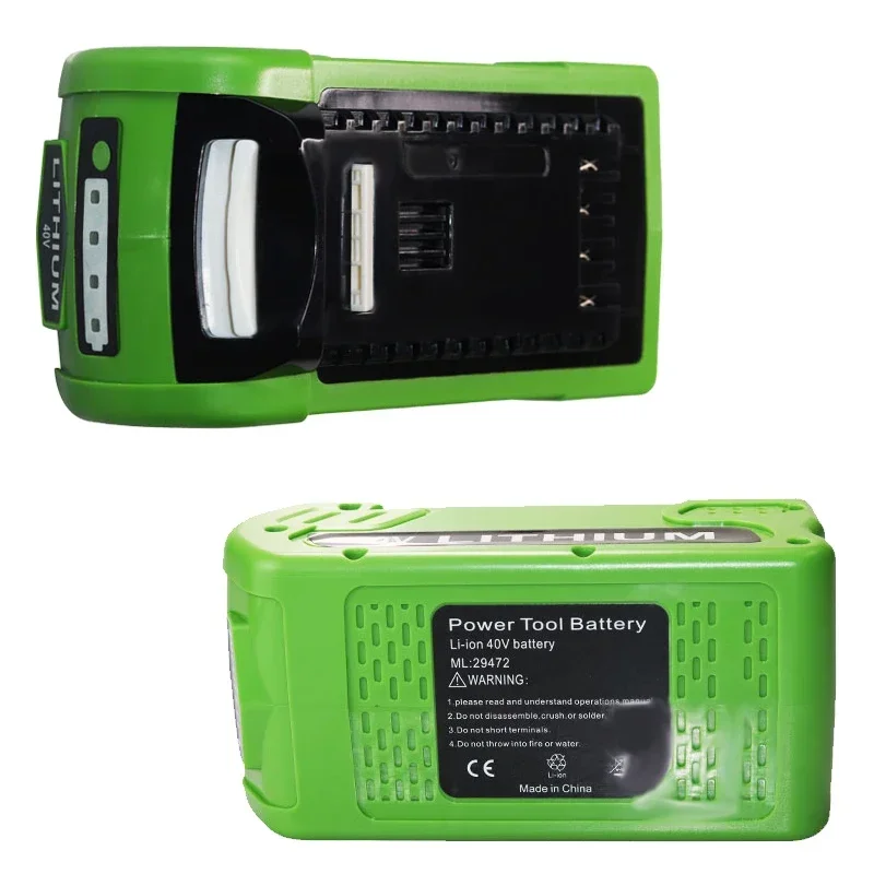 40V 5000mah pro greenworks náhrada baterie 29462 29472 22272 20292 22332 G-MAX nástroje as i lay dying iontový