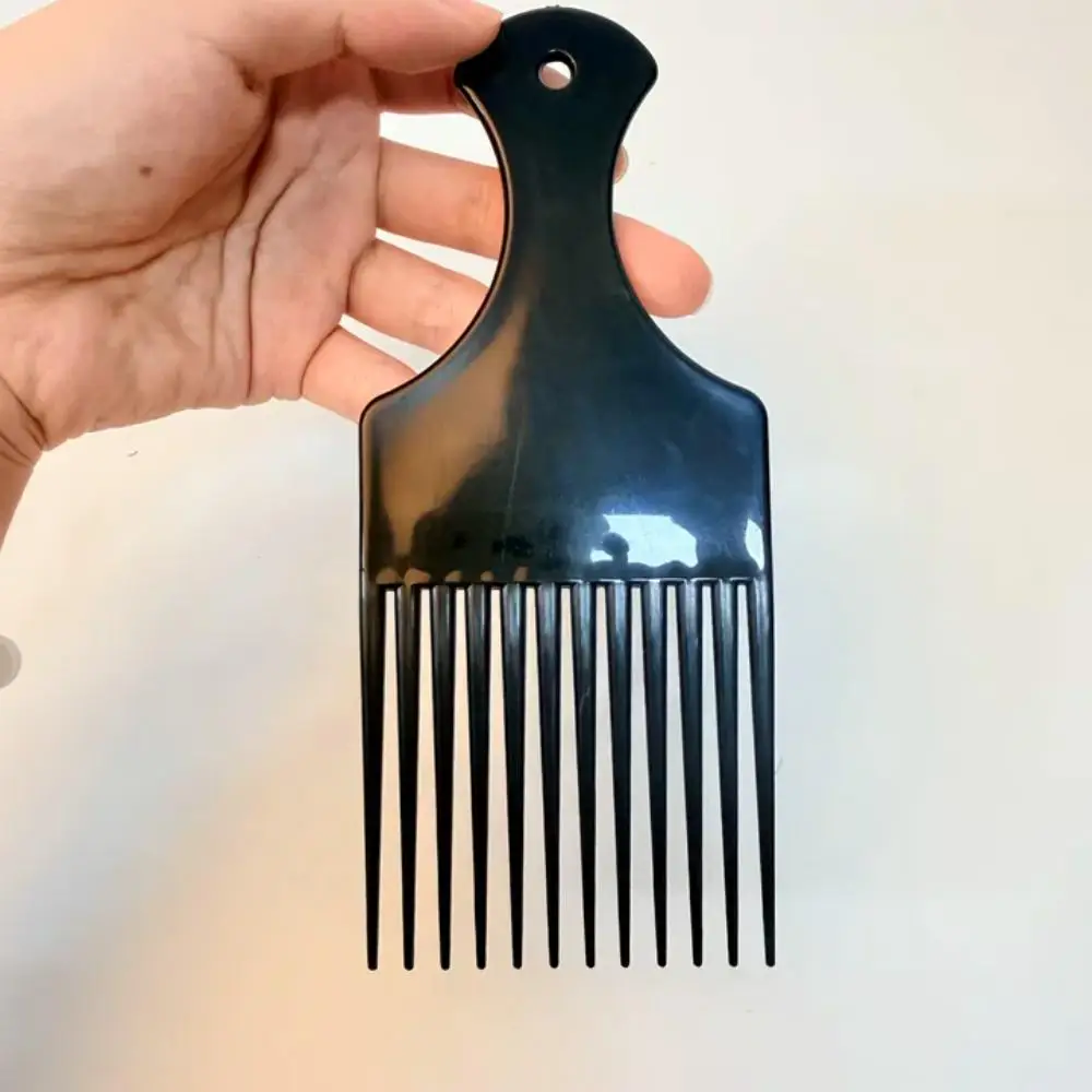 

Afro Pick Comb For African American Hair Wide Tooth Detangle Styling Comb For Curly Kinky Wig Braiding Hairdressing Tool