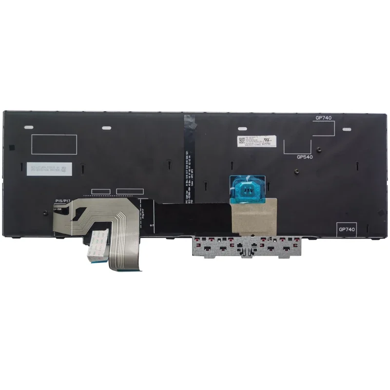 

Russian Backlit Laptop Keyboard For Lenovo Thinkpad T45 P45 P47 Gen2 5N21B44438 RU