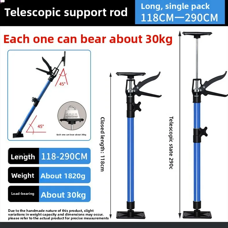 Adjustable Retractable Bathroom Cabinet, Mirror Cabinet, Undercounter Basin, Ceiling Installation, Support Rod Artifact