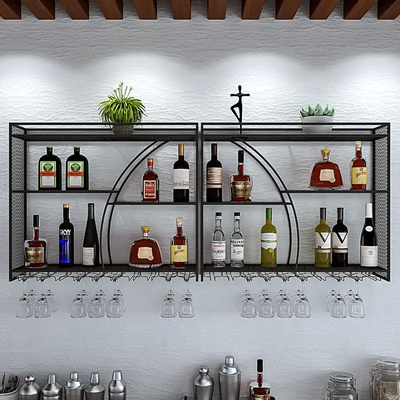 Kitchen Cabinet Free Shipping Mobile Bar Canteen Furniture Wall Wooden Drinks Modern Alcohol Mini Cabnet Wine Bars Shelves Home