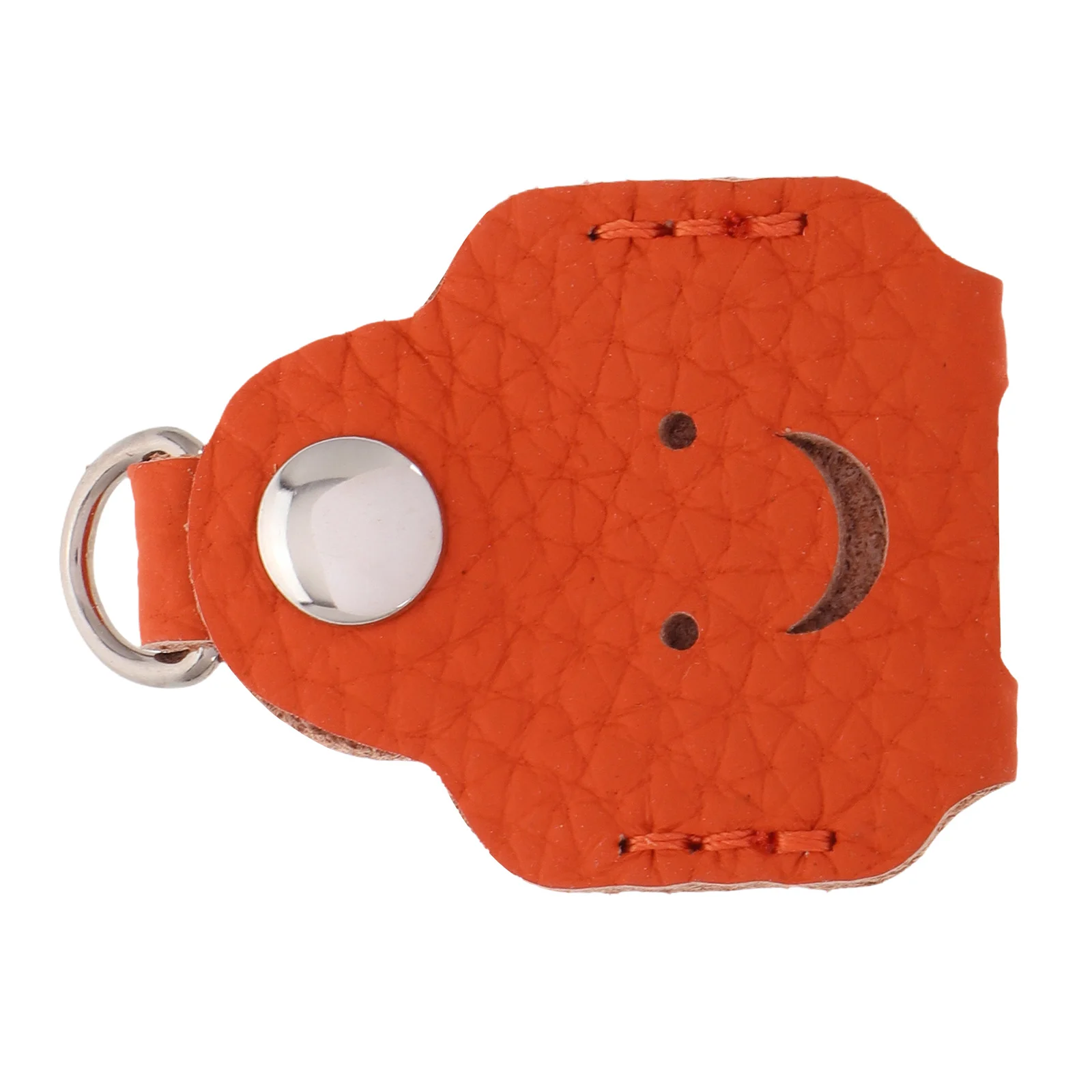 

20pcs Orange Fake Key Fob Protector For Car Keys Handmade Embossed Tags Diy Clothing Labels Craft Sewing Accessories