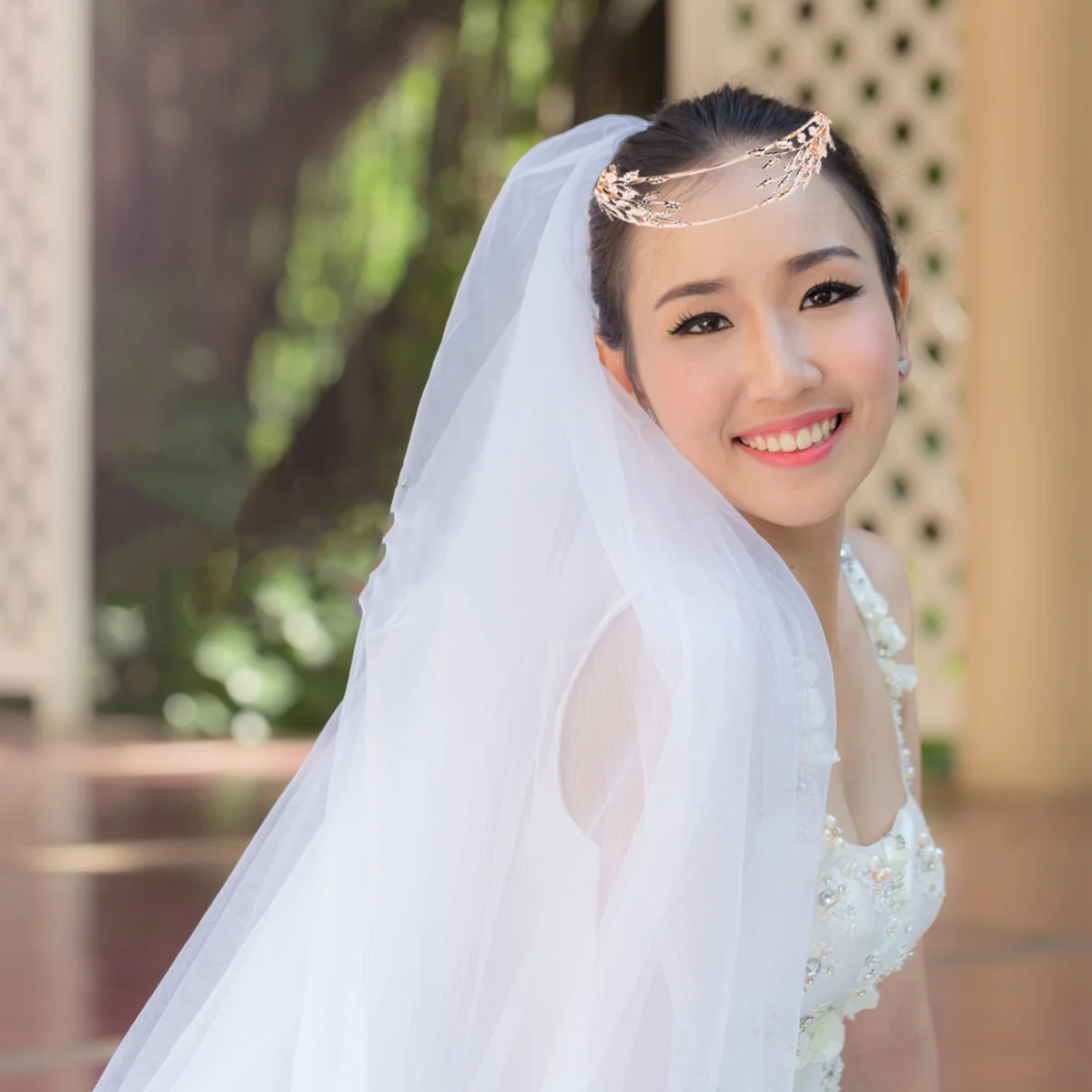 

Elegant Wedding Headband Bridal Hair Vine Slim Metal Band for Party Evening Prom Wedding Headband Bridal Headpiece