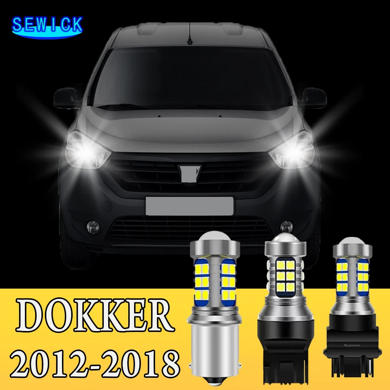

2 шт. светодиодные указатели поворота, аксессуары для ламп для Dacia Dokker 2012 2013 2014 2015 2016 2017 2018