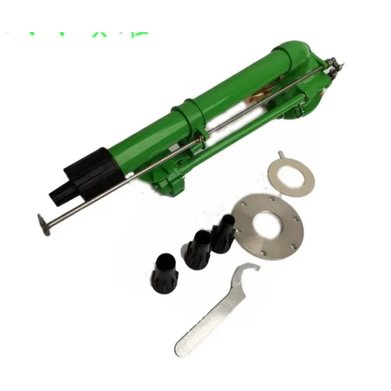 

Система орошения Металлический дождевой пистолет Спринклерный фланец Иригационный пистолет Большой водный ирригационный спринклерный пистолет-распылитель дождя