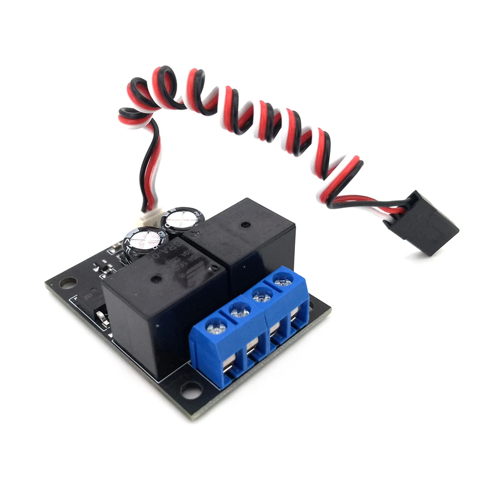 20 STKS 7-28 V Geborsteld DC Motor Controller 20A 2-Manieren Ontvanger Schakelaar Relais Vooruit Achteruit 5 V/0.3A UBEC Voor RC Boot Auto