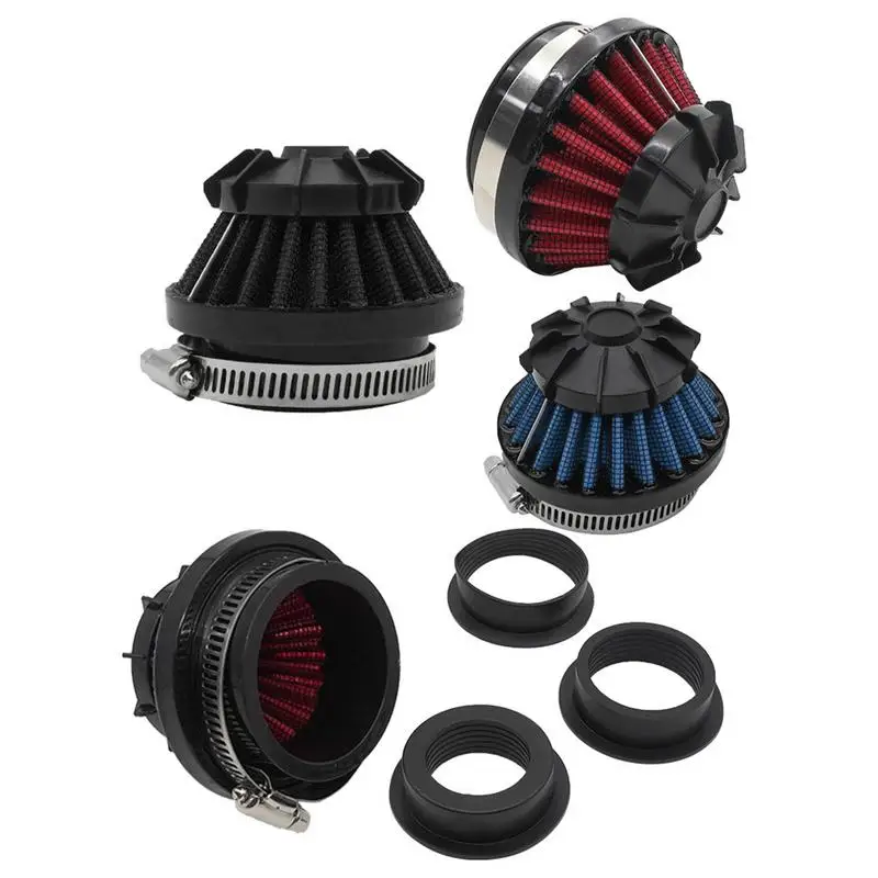 Intake Filter 35mm Oval Intake Cone Mushroom Heads Motorcycle Accessories Tapered Crankcase Breather Carburetor Air Filter