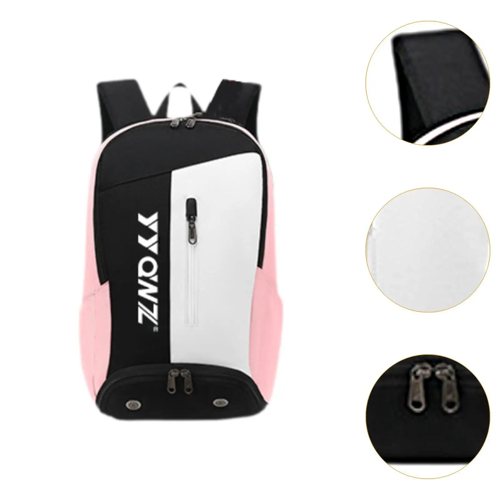 Bolsa feminina para badminton, mochila de tênis, equipamento, armazenamento de equipamentos de grande capacidade