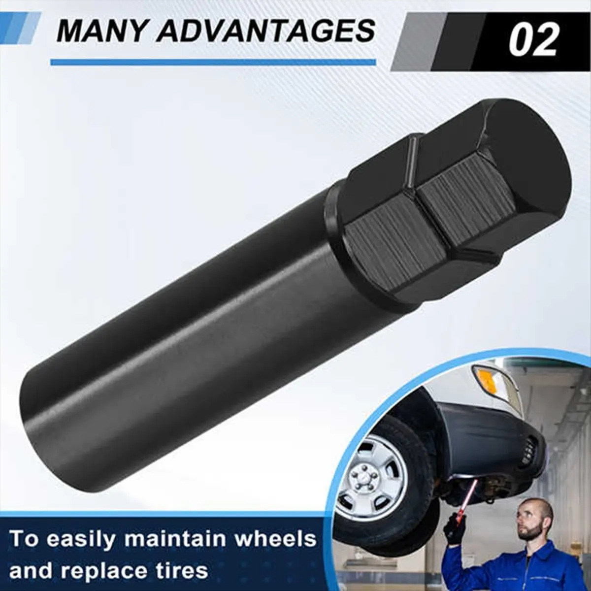 10 Spline Lug Nut Key Replacement for TA23-21/22 Car wheel hub disassembly steel