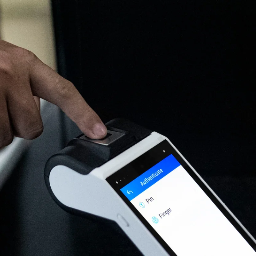 POS Terminal الدفع بطاقة الائتمان البطاقة المغناطيسية IC Chip NFC QR Code 4G Bluetooth Android طابعة حرارية مدمجة #6