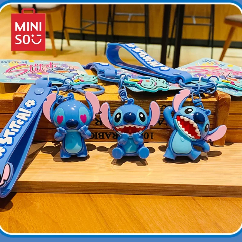 

Authentic Stitch Cartoon Doll Bag Pendant Keychain Small Male Gift Cute Trendy Exquisite Accessories Versatile Childhood Fun