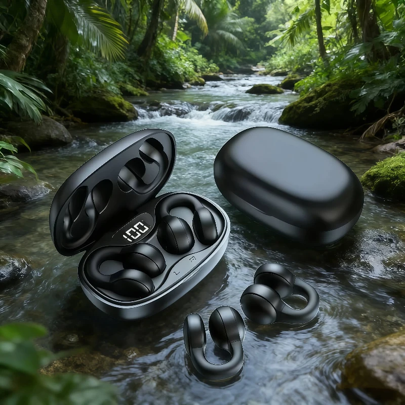 NEW X58 Wireless Earphones Noise Reduction Bluetooth LDE Pow