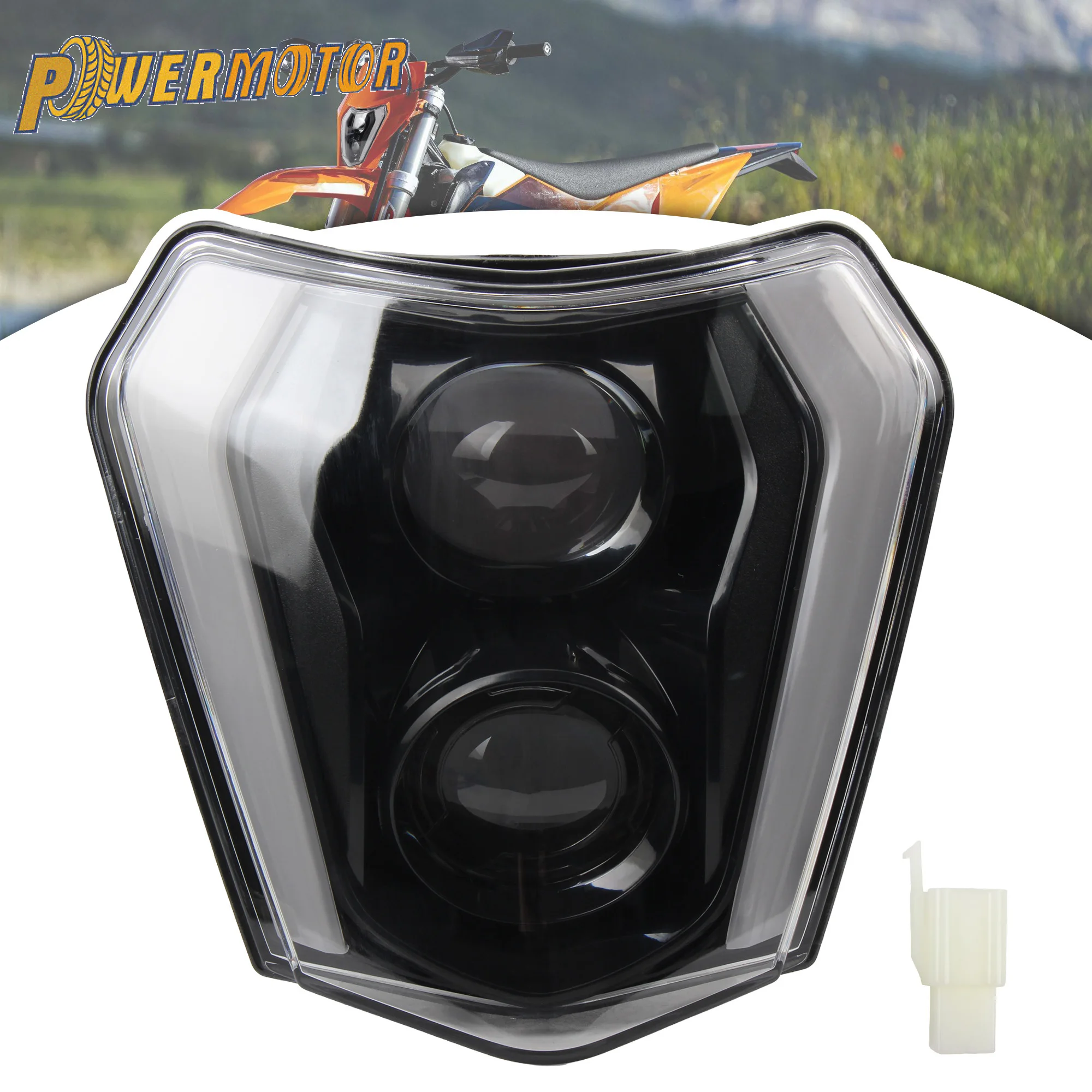 

For KTM LED Headlight Motorcycle Headlamp DRL Light FOR EXC EXCF SX SXF XC XCF XCW XCFW 125-530 Dirt Bike Motocross Accessories