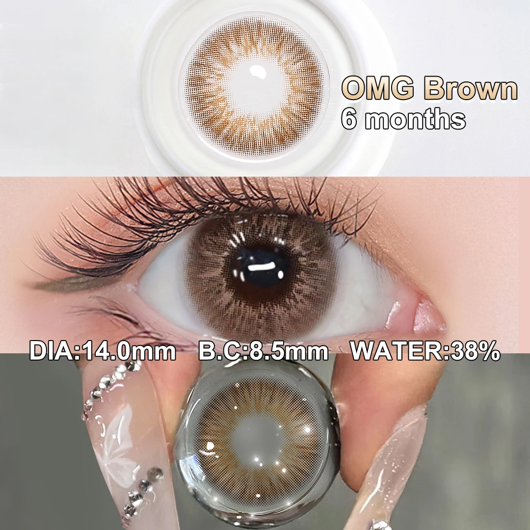 (0,00~-6,00) MAGISTER 14,0mm Kleindurchmesser-Kontaktlinsen mit Dioptrien Farbige Kontaktlinsen für Augen-Make-up 6 Monate – Detail 12