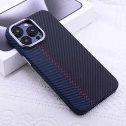 Carbon Color for MagSafe Case Cover for iPhone 14 15 16 Pro Max Magnets Wireless Charge Phone Shell Camera Metal Lens Ring Coque