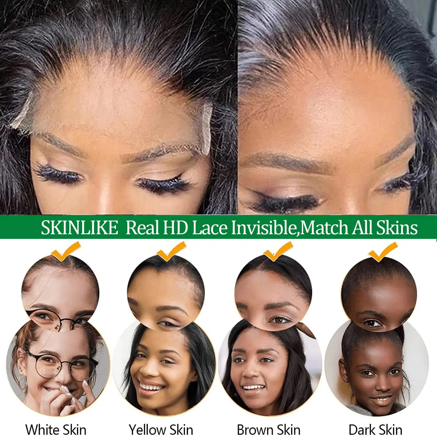 Lemoda 0.1 مللي متر رقيقة جدا المتوترة نهاية SKINLIKE ريال HD 5x5 شعر مستعار دانتيل شعر الإنسان 30 بوصة 12A البرازيلي عذراء شعر طبيعي مفرود