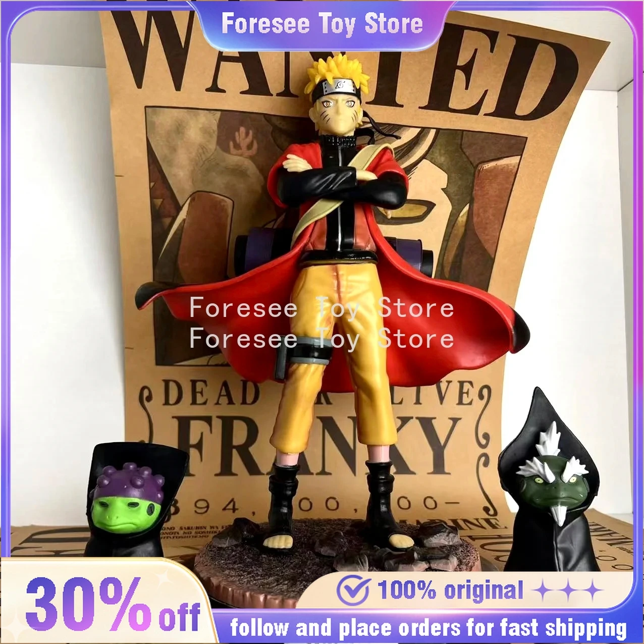 

30cm Uzumaki Naruto Immortal Mode Figure NARUTO Anime Figures PVC Collection Desktop Ornament Decoration Best Gifts for Children