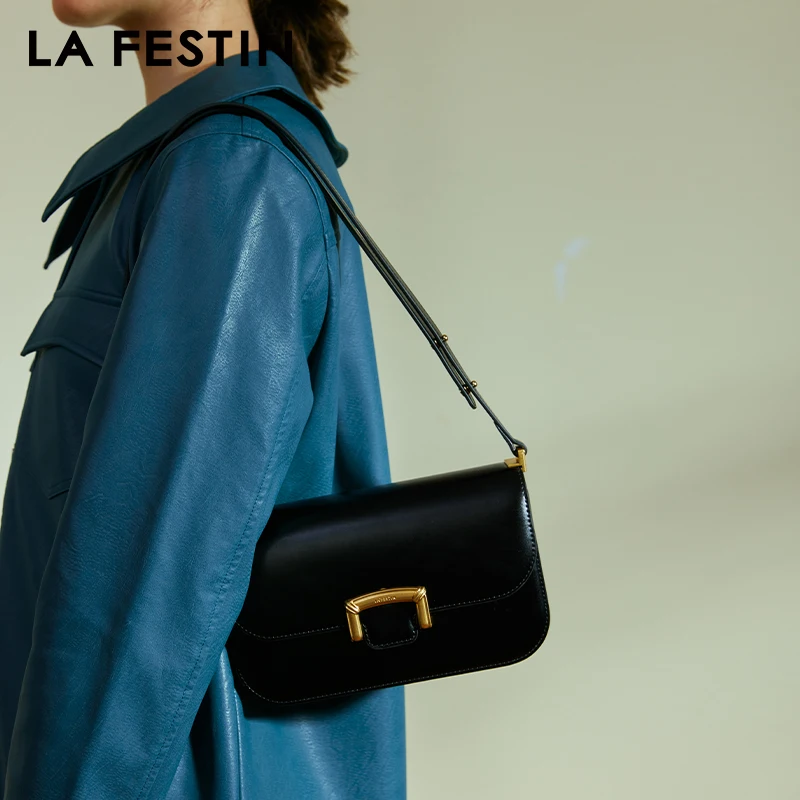 LA FESTIN Bags 2024 New Women's Bags Versatile Crossbody Shoulder Bag Messenger Bags Handbag for Women Fashion Messenger Bag