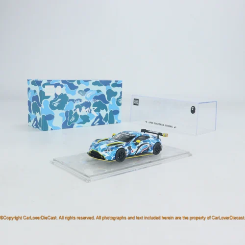 POPRACE 1:64 Aston Martin GT3PR64-AMBA-21GN Simulatie Legering gegoten Auto Model Speelgoed Collectible Gift