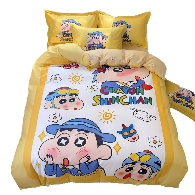 

C-Crayon Shin-chan комплект постельного белья наволочка 2/3/шт. пододеяльник Shin-chan для мальчиков и девочек, подарок для взрослых и детей, одинарный, двойной, большой размер