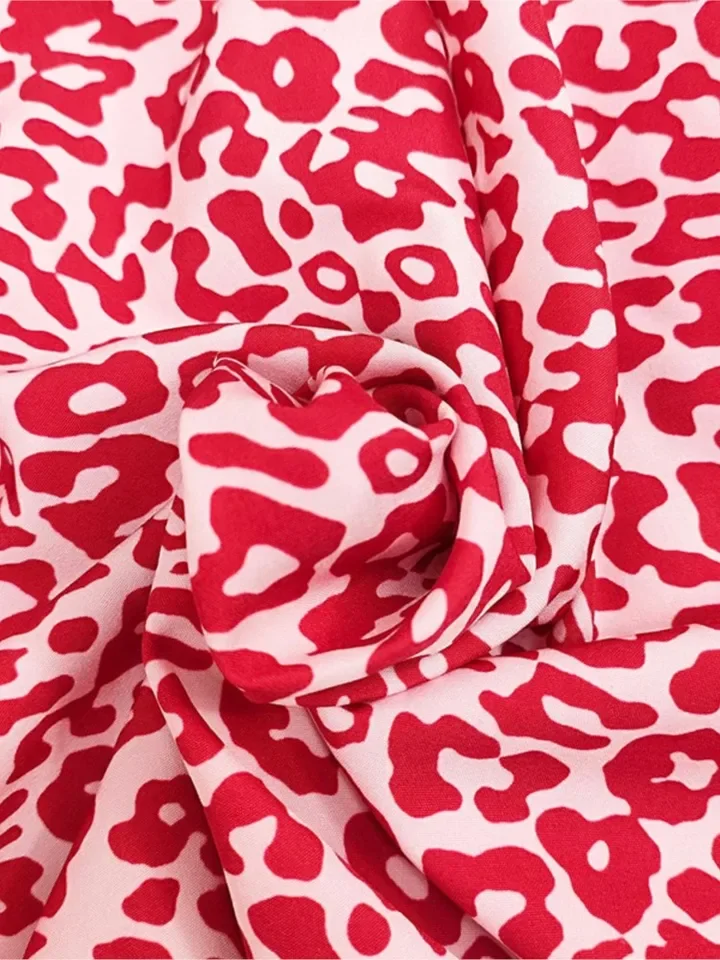 Blumenkleid Modischer Druck Sommer Neuer Ins-Stil Großes Swing-Kleid Damen Lose Laternenärmel Mittelärmeliger langer Rock