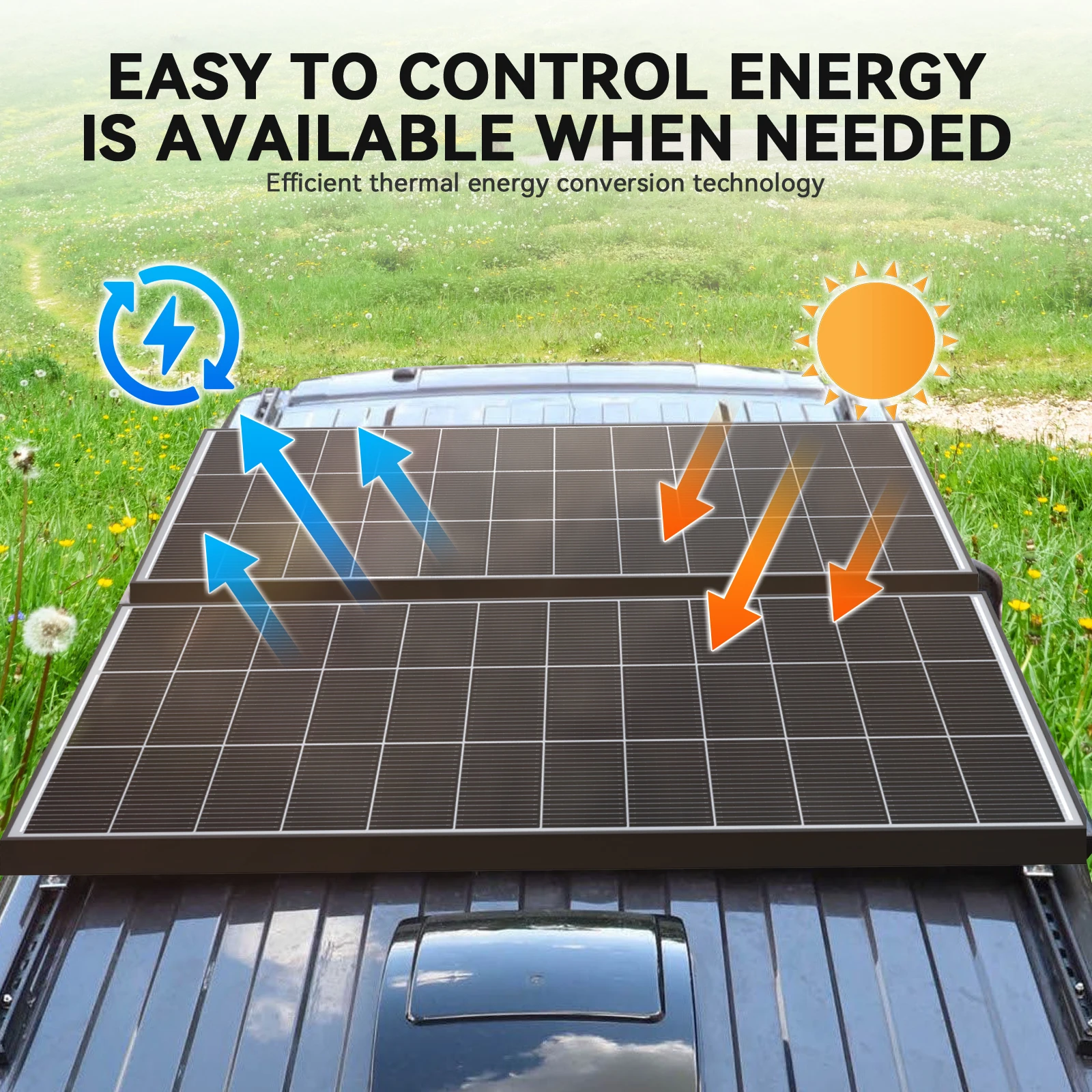WERCHTAY 200 واط 12 فولت لوحة مزدوجة الجوانب ألواح الأنظمة الشمسية أحادية البلورية 16BB الخلايا الشمسية الطاقة الكهروضوئية للمنزل على السطح قارب #3