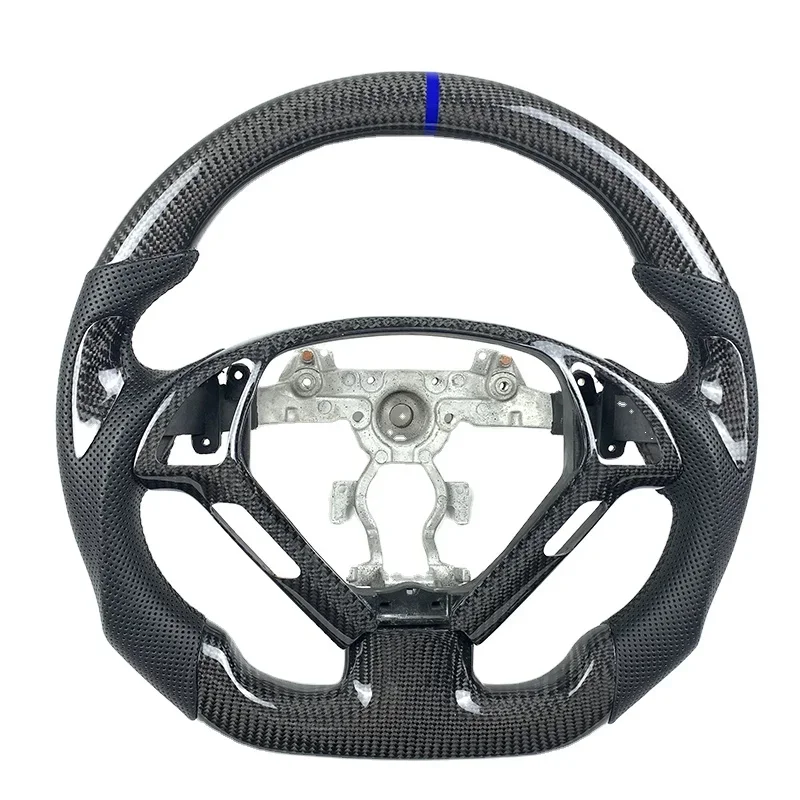 

For For Infiniti Carbon Fiber Customized Steering Wheel G25 G37 G35 EX35 EX37 LED 2007 2008 2009 2010 2011 2012 2013