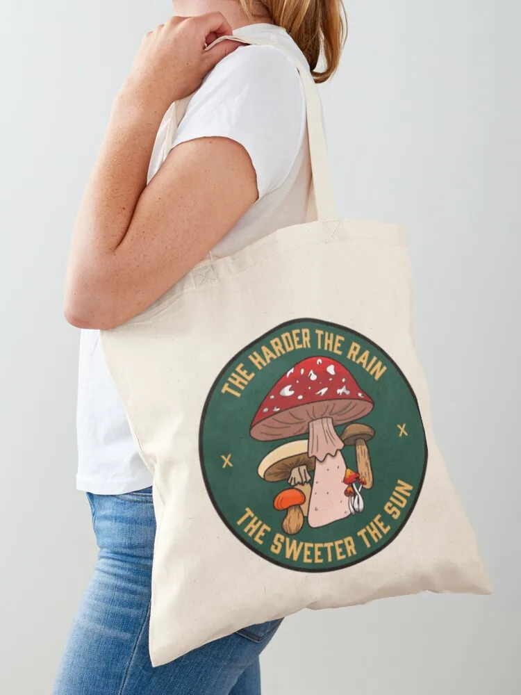 hozier mushroom Pin Tote Bag Shopper handbag Gift bag shopper bag woman handbag