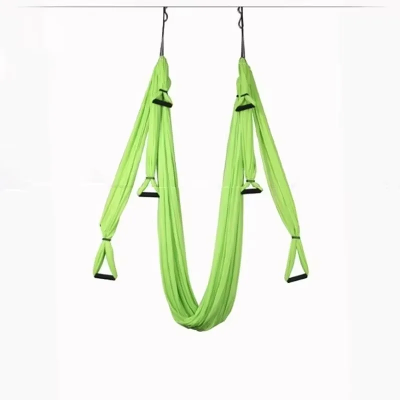 Complete Fitness Yoga Aerial Hammock Set Soft Nylon Fabric Anti Gravity Inversion Swing For Home Gym Training Equipment