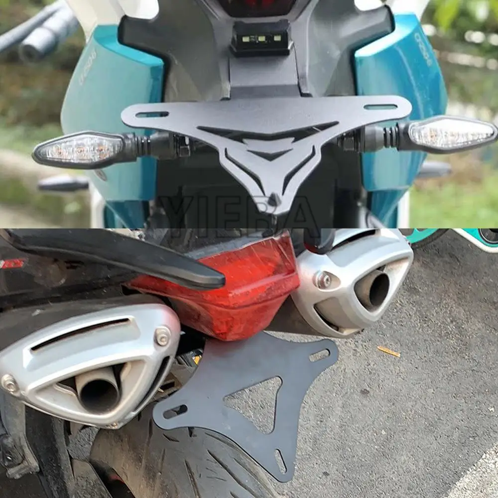 FOR CFMOTO CF 400NK 650NK 150NK 150 650 400 NK 2016-2018-2022 Motorcycle License Plate Bracket Licence Registration Holder 2023 image 5