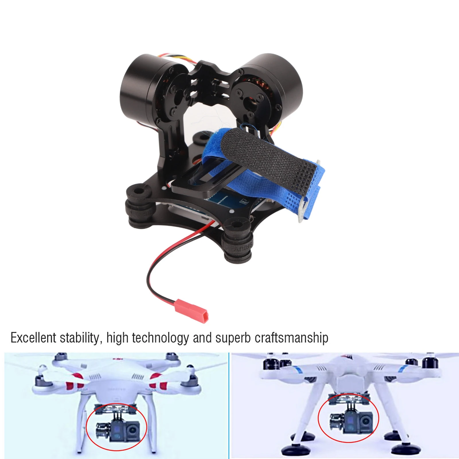 

Brushless Camera Gimbal Metal Brushless Gimbal Board BGC 2.2 for GoPro 3/ 3+ / 4 Camera RC Drone Quadcopter Part