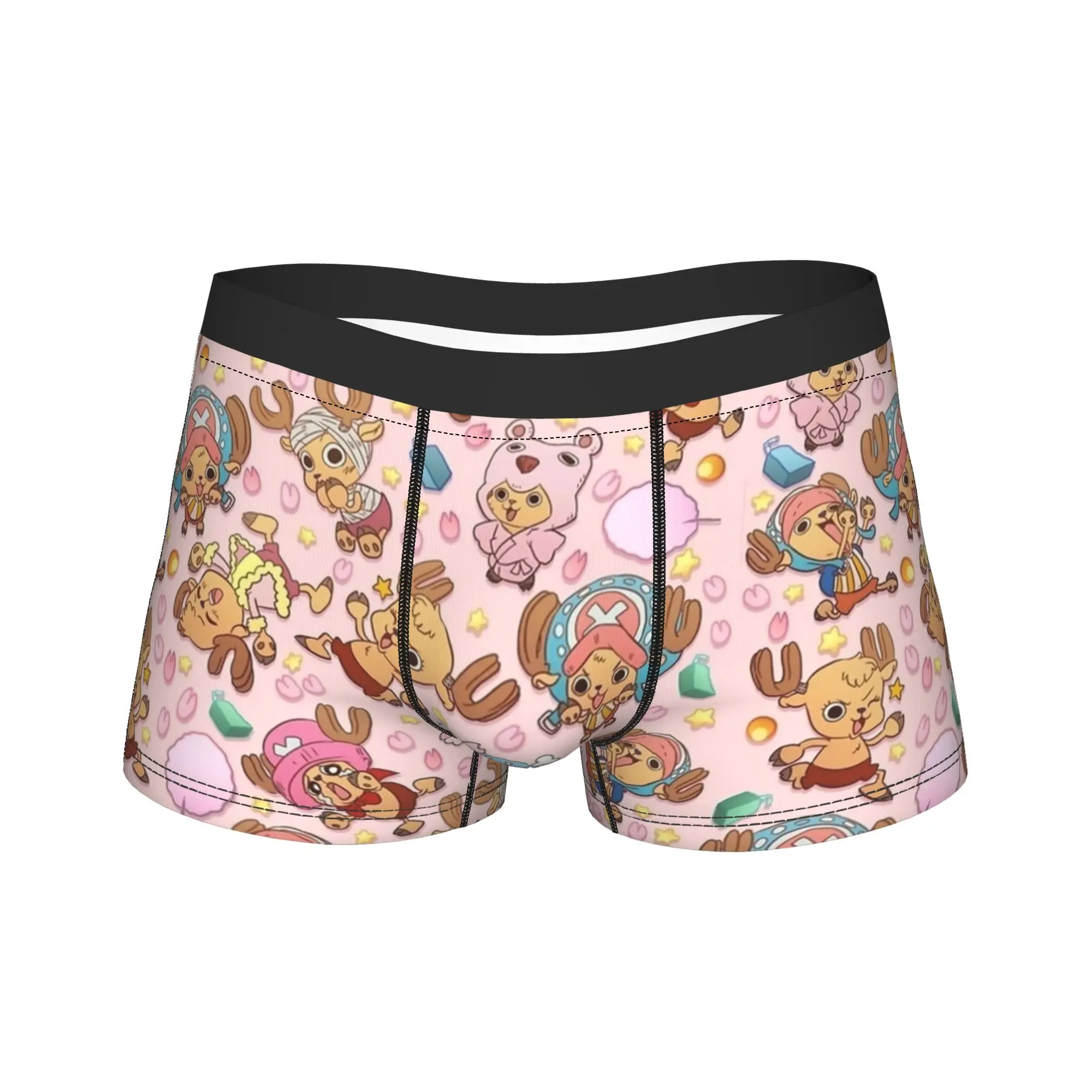 

Мужское нижнее белье ONE PIECE TONY TONY Chopper, забавные трусы-боксеры, шорты, трусики, мужские мягкие трусы M-XXL