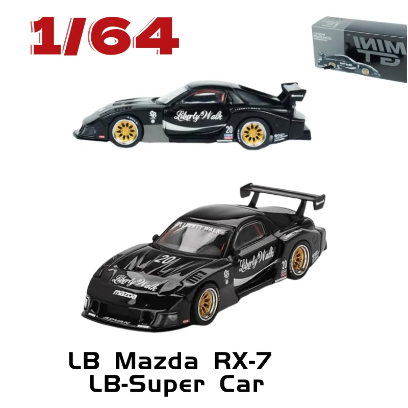 

MINI GT Diecast 1/64 Scale Alloy Car Model LB Mazda RX-7 LB-Super Car Model LBWK 20# Play Vehicles Toys for Boys Original Box