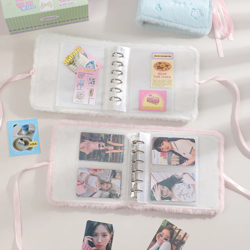 A7 10PCSLaser Transparent File Holder Notebook 6 Hole Loose Leaf DIY Document Bag Binder Rings PVC Storage Binding Folder