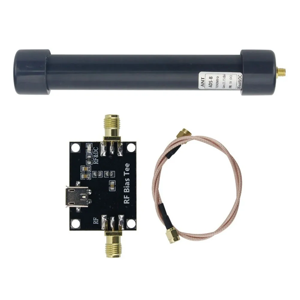 1090MHz Active RF Receiver Antenna 23.15 DBi Gain For SMA Female Connector And Multiple 5V Power Options For ADS-B Outdoor Apply
