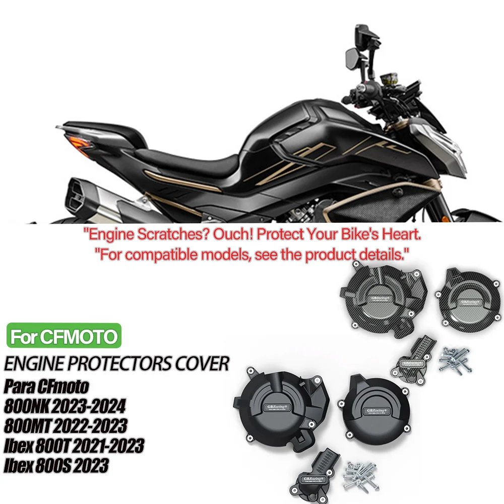 

Para CFmoto 800NK 2023-2024 800MT 2022-2023 Ibex 800T 2021-2023 Ibex 800S 2023 cubierta de protección del motor
