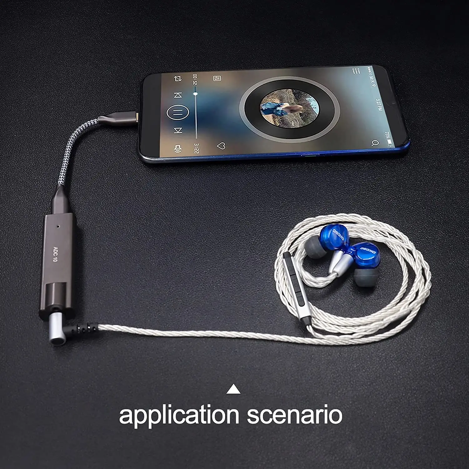 Dekodowanie wzmacniacza słuchowego TypeC do Lightning/TypeC HIFI wysokiej jakości kabel do dekodowania dźwięku OTG Adapter Audio z męskim wyjściem