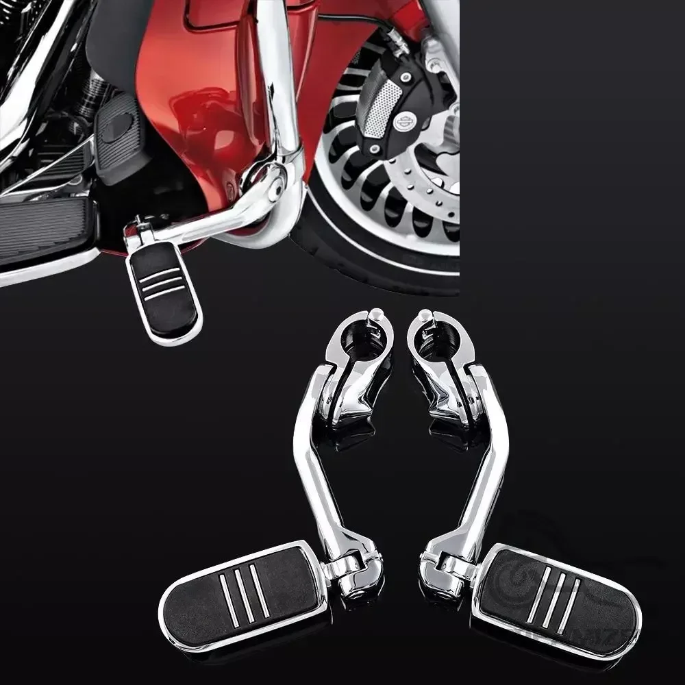 Repose-pieds longs et réglables pour moto, repose-pieds pour Harley Sportster Softail Electra