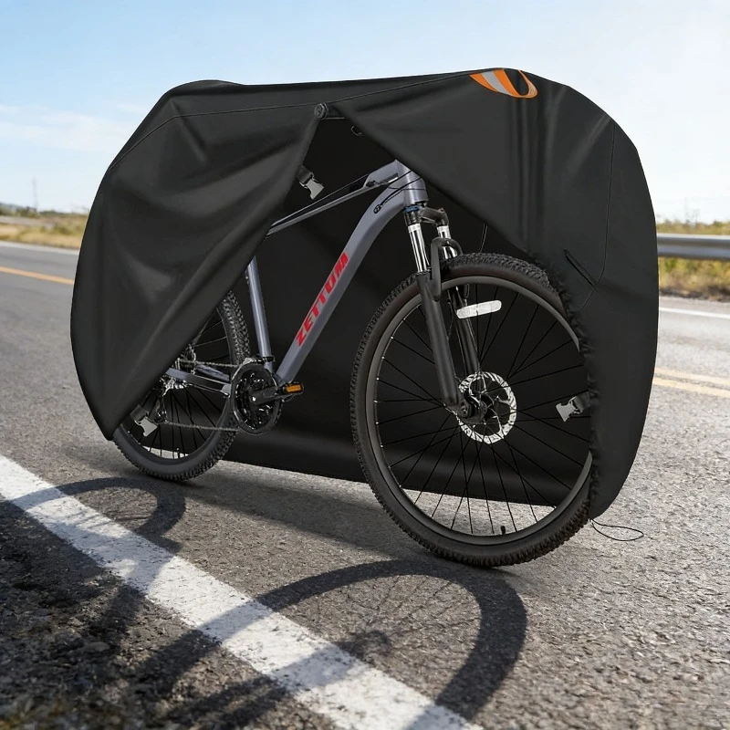 

Bike Cover for 1 Bike - Outdoor Bike Cover for Stationary 1 Bike, 420D Bicycle Cover for Single Mountain Bike, Road Bike