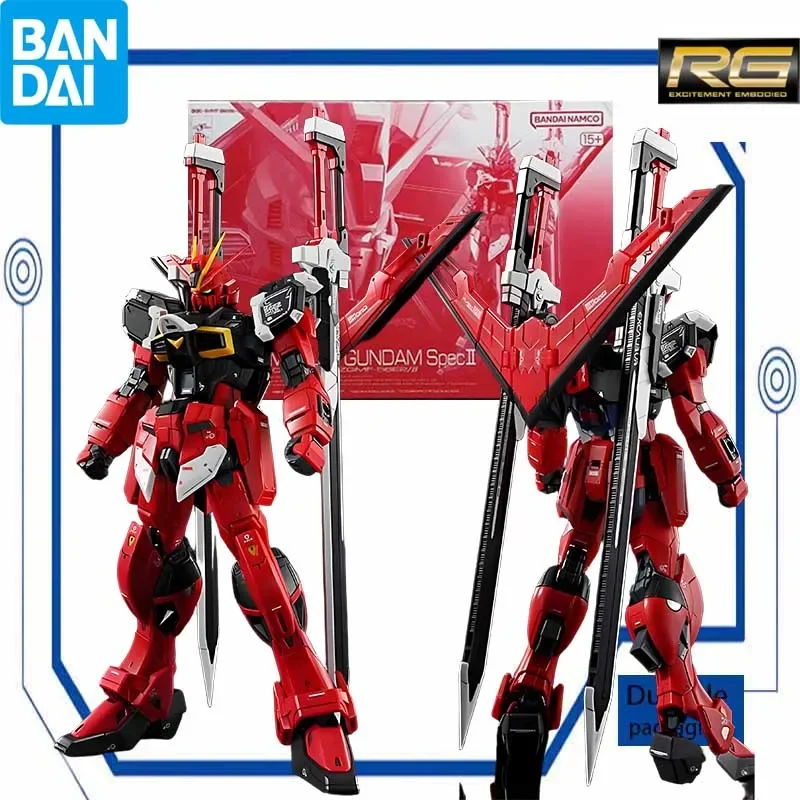 Bandai Original MODEL KIT GUNDAM RG 1/144 SWORD IMPULSE GDAM SPEC II Аниме Фигурка Сборная модель Игрушечная модель Подарки для мальчиков