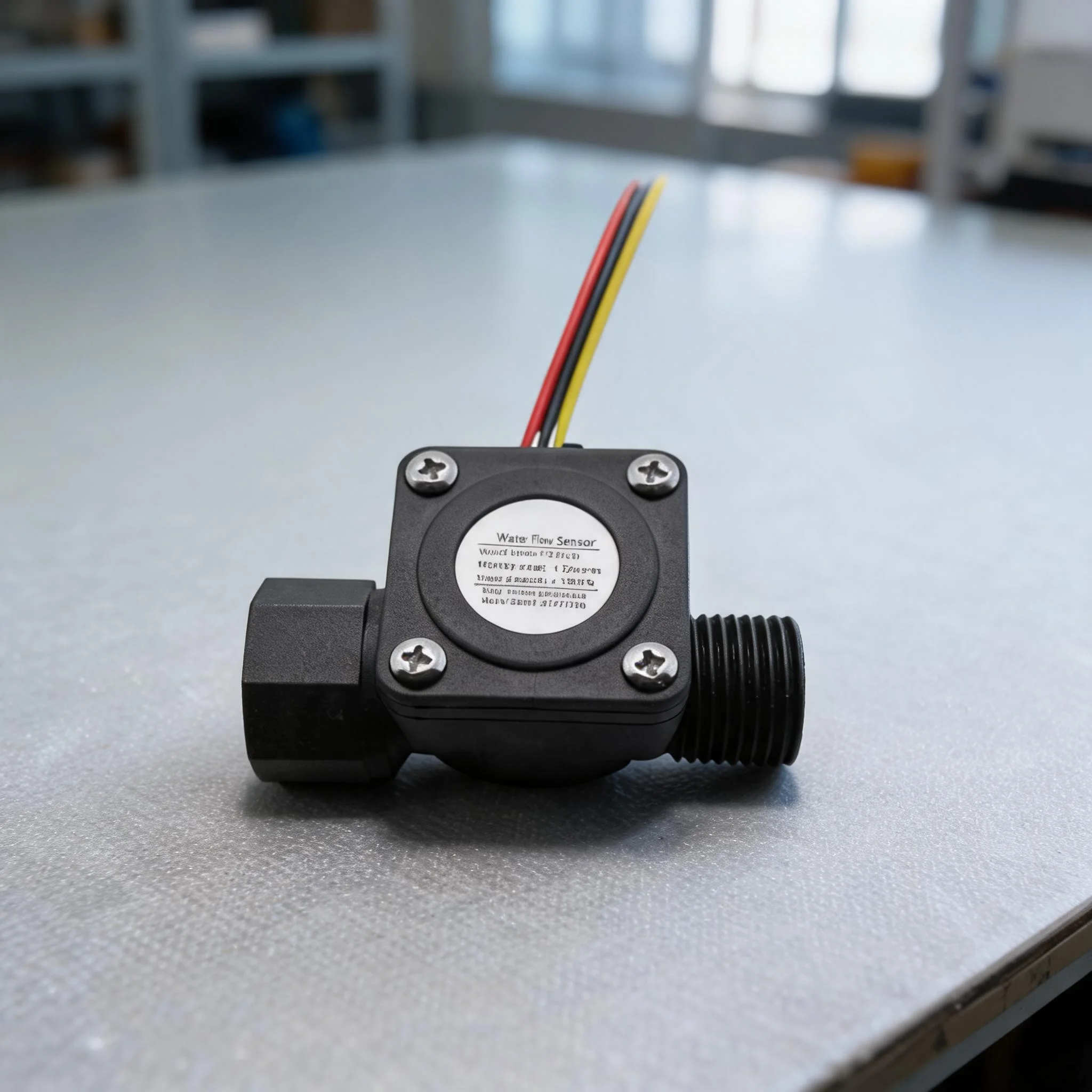 Nylon Turbine-Water Flow Meter 1-30L Min 1.75MPa-Pulse Signal Sensor For Instant Water-Heater Steam System Liquid Mass Flowmeter