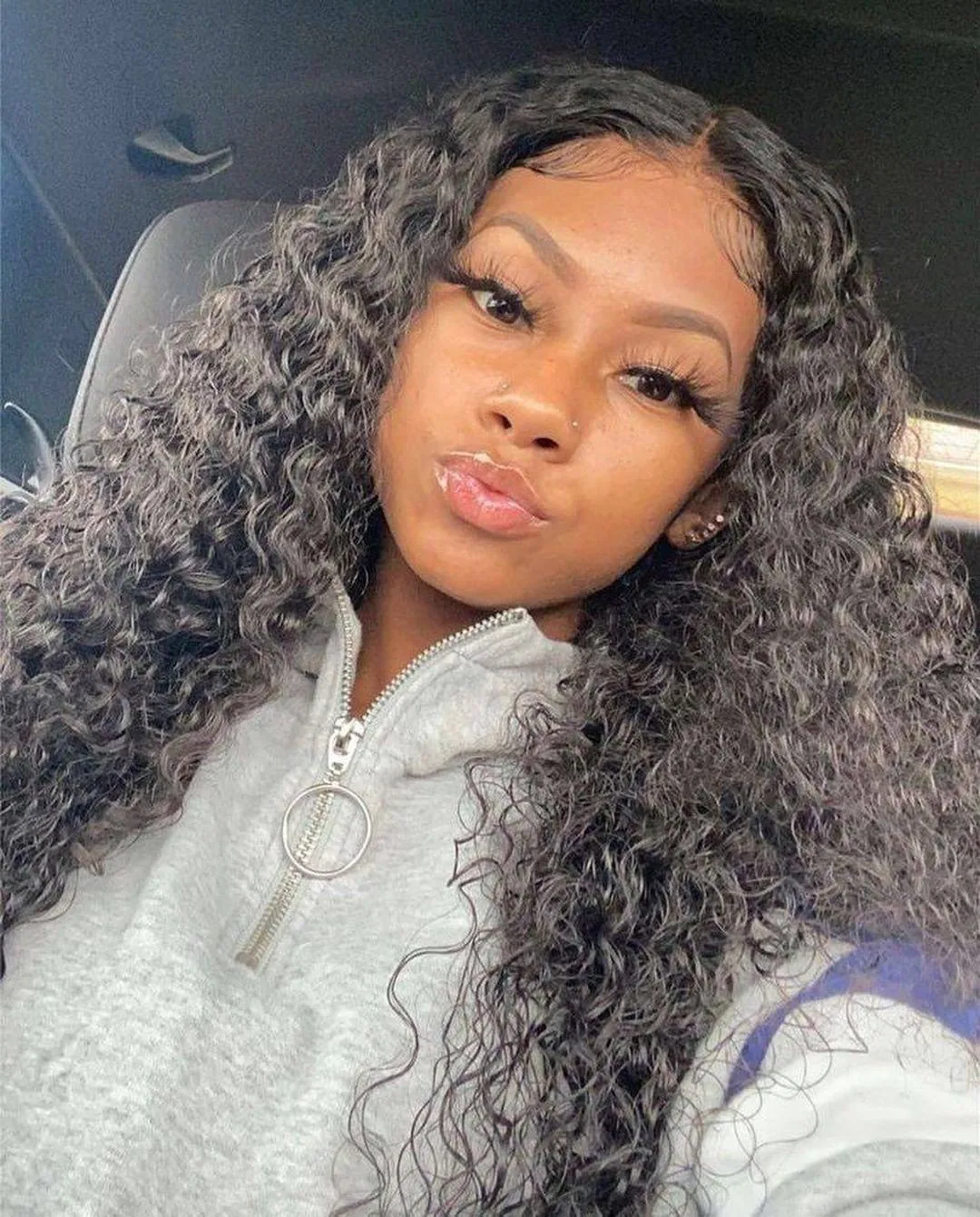 Natural Color Deep Wave Human Hair Lace Front Wigs 13x4 Transparent Lace Frontal Wig Pre Plucked Baby Hair Brazilian Virgin Hair 20 28 Inch 180% Density Wig For Ladies