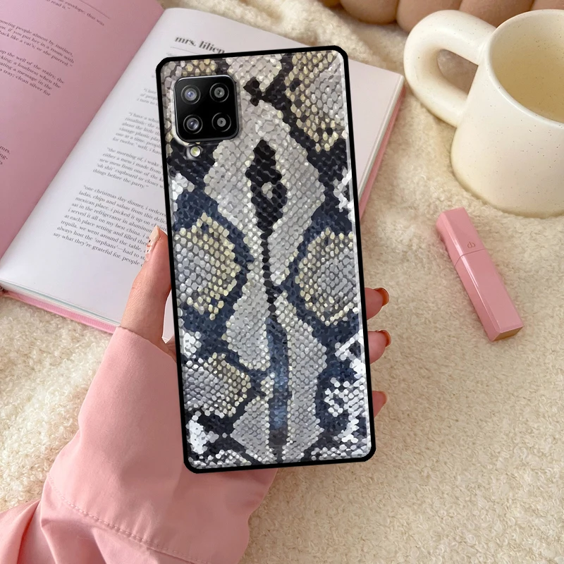 Python Snake Skin For Samsung Galaxy A54 A34 A14 A13 A52 A32 A12 A22 A72 A52S A33 A53 A73 A71 A51 Phone Case