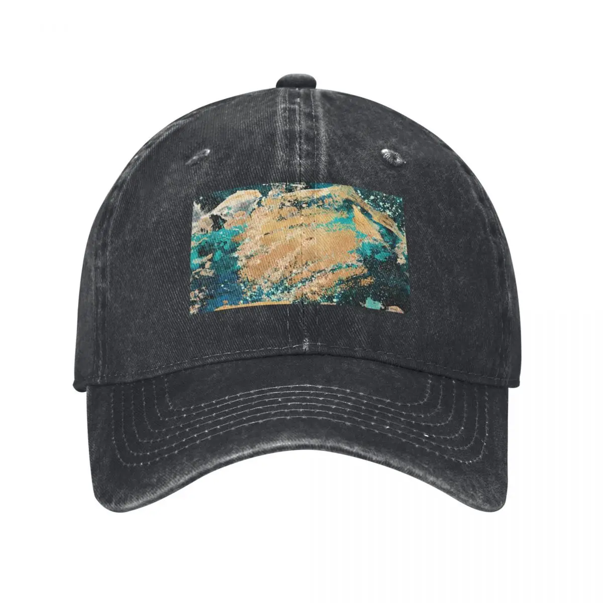 Ocean Abstract Baseball Cap Golf Hat derby hat Hats Man Women's