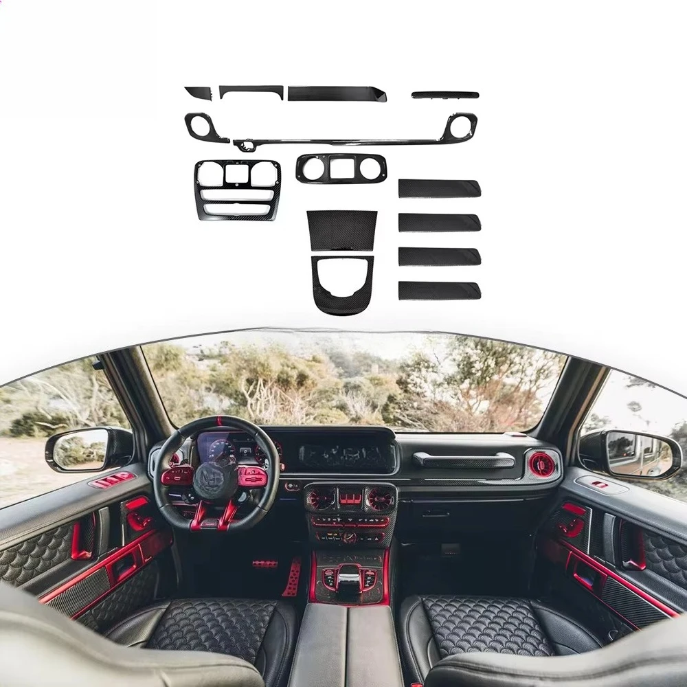 

W463A Interior for Class G 2019Y ~ W464 Dry Carbon Fiber Interior Instrument Center Console Side Door